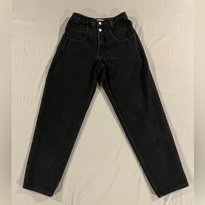 Vintage Guess Relaxed Black Jeans high wasted 5 pocket size 29